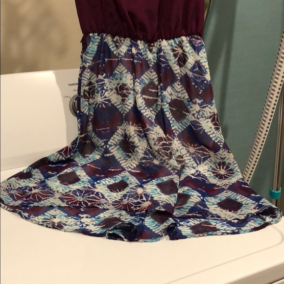 Purple and Blue Dress - Picture 4 of 5